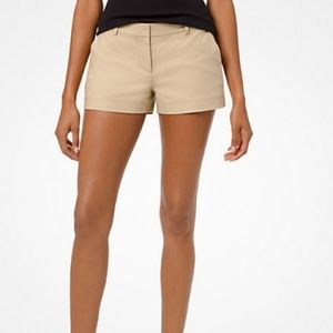 Michael Kors Khaki Flat Front Shorts - Size 6